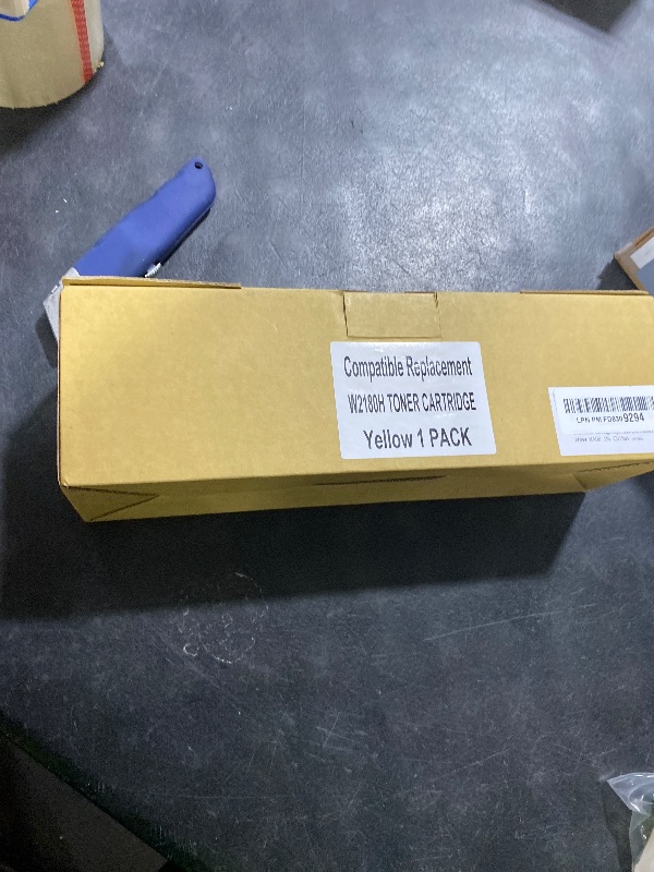 Photo 1 of 218A Toner Cartridge Replacement for HP 218A 218X Toner for Color Pro 3201dw; Color Pro MFP 3301cdw 3301fdw 3301sdw Printers (Yellow)