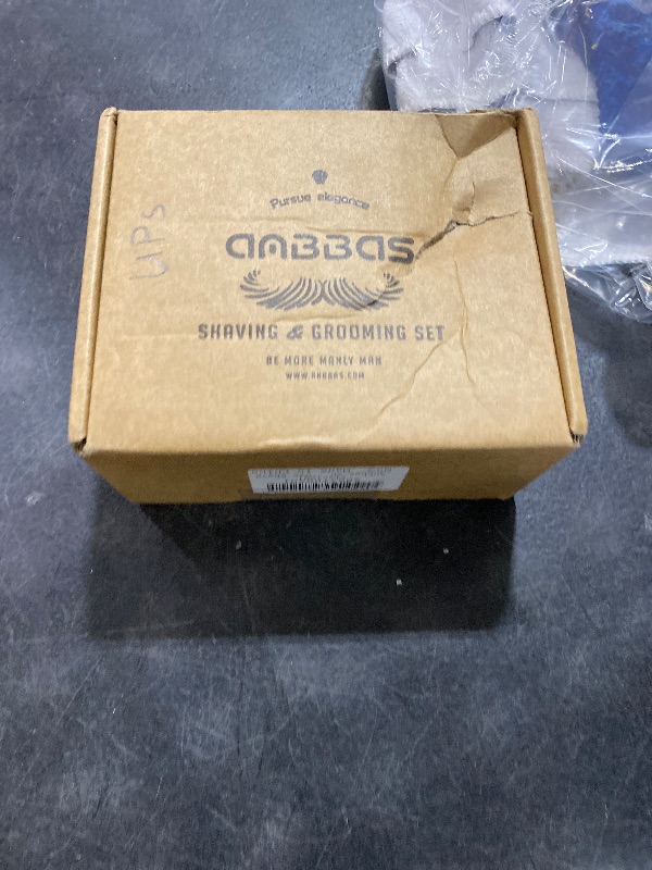 Photo 1 of Anbbas Shaving Brush Synthetic Badger Hair Wood Handle,Stainless Steel Shaving Stand and Bowl,Perfect for Men Wet Shave