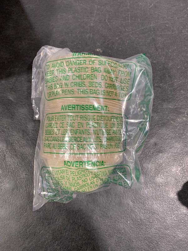 Photo 1 of 100 Pack 8oz Compostable Paper Bowls,Heavy-Duty Disposable Natural Bagasse Bowls,Biodegradable Soup Bowls,Eco-Friendly,Heat Resistant,for Ice Cream,Salad,Soup,Snack,Dessert,Pasta,Hot or Cold Use