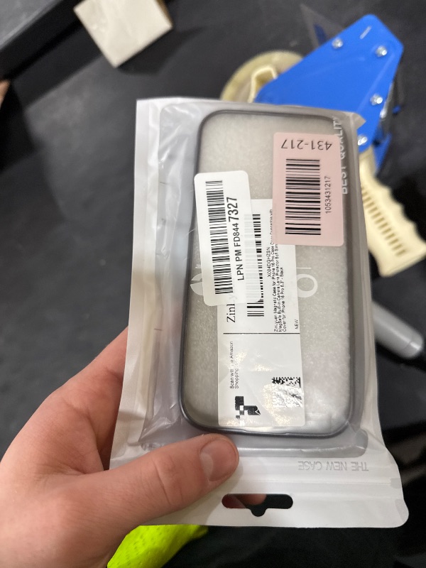 Photo 1 of ZinLyuen Magnetic Case for iPhone 16 Pro Case Clear Compatible with MagSafe Built-in Camera Lens Protector Soft Slim Shockproof Phone Case Cover for iPhone 16 Pro 6.3" - Black