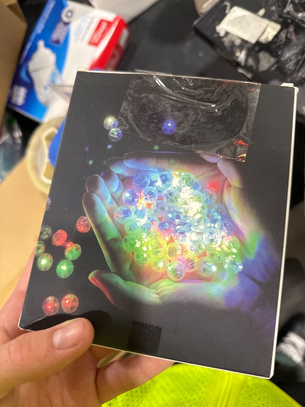 Photo 1 of 100pcs Multicolor LED Balloon Lights, Rainbow Colored Round Led Flash Mini Ball Lights for Paper Lantern Balloon, Indoor Outdoor Party Event Fun Birthday Party Wedding Halloween Christmas Decorations