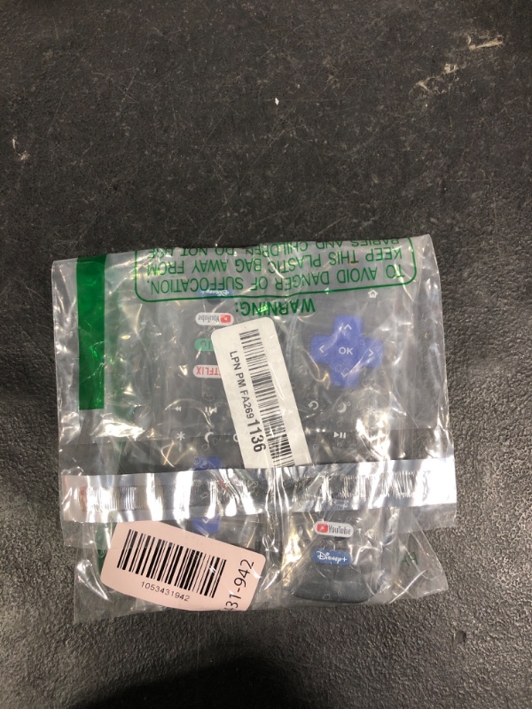 Photo 1 of (Pack of 2) Replacement Remote Control Only for Roku TV, Compatible for TCL Roku/Hisense Roku/Onn Roku/Sharp Roku/Element Roku/Westinghouse Roku/Philips Roku Smart TVs (Not for Roku Stick and Box)