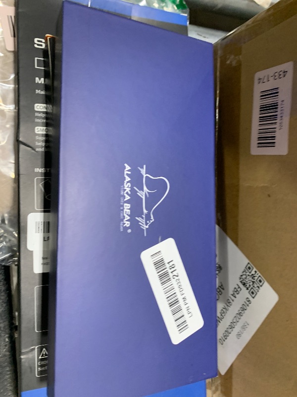 Photo 1 of ALASKA BEAR Sleep Mask 2 Straps, Deep Concave Molded Foam Mask with Convex Eye Cups and Light Blocking Nose Contour, Two Adjustable Elastic Bands Stay on Head w/o Slipping, Black