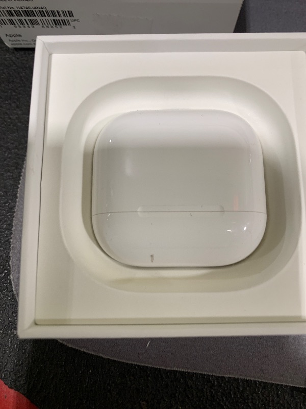 Photo 1 of **LOCKED** Apple AirPods 4 Wireless Earbuds, Bluetooth Headphones, Personalized Spatial Audio, Sweat and Water Resistant, USB-C Charging Case, H2 Chip, Up to 30 Hours of Battery Life, Effortless Setup for iPhone