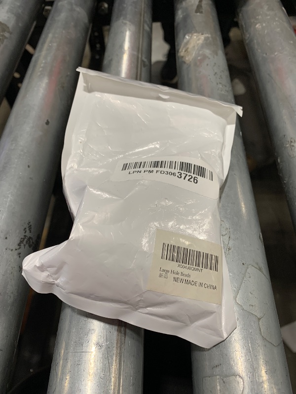 Photo 1 of 100 Pieces Large Hole Beads, Assorted European Craft Beads Pink Big Hole Fairy Wands Garden Bead Large Hole Lampwork Spacer Bead for DIY Pens Charms Bracelet Necklace Jewelry Making Supplies