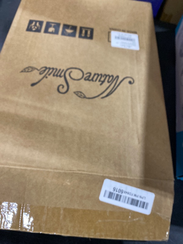 Photo 1 of Nature Smile Wooden Pants Hangers Wood Bottom Jeans Skirt Hanger with Clips Anti Rust Hook Pack of 10 (White)