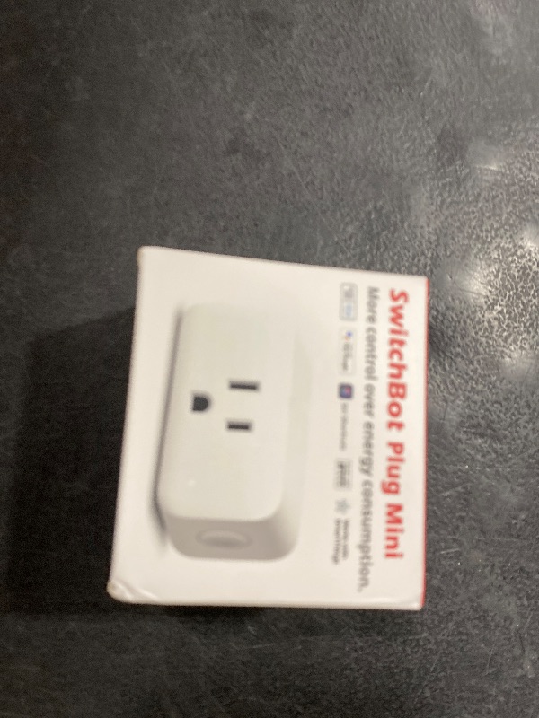 Photo 1 of ?2025 New? SwitchBot Smart Plug Mini 15A(1 Pack), Energy Monitor, Smart Home WiFi(2.4GHz) & Bluetooth Outlet, Compatible with Alexa & Google Home, APP Remote Control & Timer Function, No Hub Required