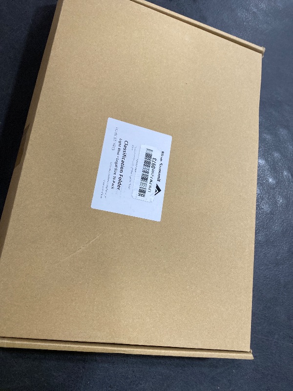 Photo 1 of 10 Blue Legal Size Classification Folders - 2 Divider 2 Inch Tyvek expansions - Durable 2 Prongs Designed to Organize Standard Law Client Files, Office Reports - Legal Size, 8 3/4 x 14 3/4, 10 Folders