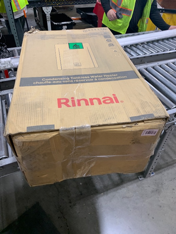 Photo 1 of Rinnai RX199iN Condensing Smart Sense Natural Gas or Propane Tankless Water Heater, Indoor or Outdoor Water Heater, Up to 11.1 GPM, 199,000 BTU
