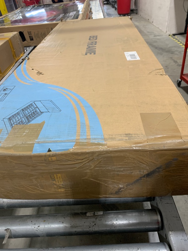 Photo 1 of VECELO Queen Size Upholstered Bed Frame with 4 Drawers and Headboard, Velvet Platform Storage Bedframe, Wooden Slats Support, No Box Spring Needed, Beige