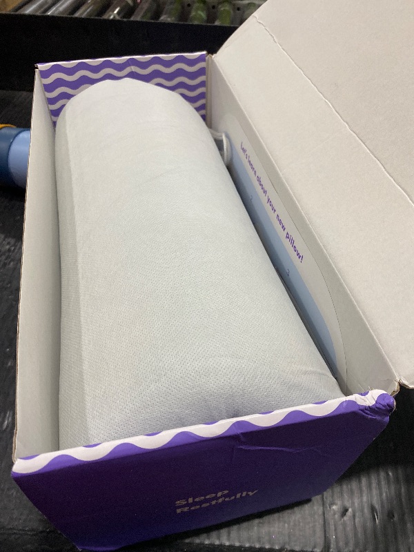 Photo 1 of C CUSHION LAB Deep Sleep Pillow, Patented Ergonomic Contour Design for Side & Back Sleepers, Orthopedic Cervical Shape Gently Cradles Head & Provides Neck Support & Shoulder Pain Relief - Calm Grey