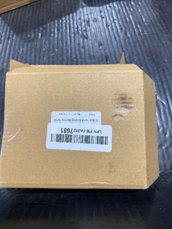 Photo 1 of 10 Hole Punch Binding Machine for Planners,Paper Puncher with Binder Rings,Punches Holes on B5,A4,A5 Paper,Metal Manual Binding System,Handheld Metal Circle Paper Puncher for Home Office Study,Purple