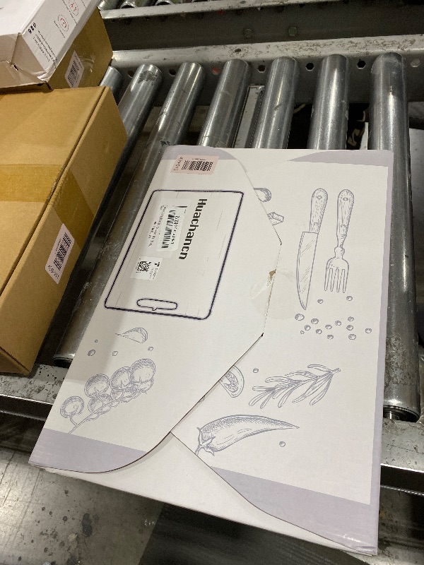 Photo 1 of 100% Titanium Cutting Board for Kitchen - Dishwasher Safe Chopping Boards with Handle, Reversible Charcuterie Board for Home Counter Outdoor Camping Housewarming Gifts for Women (16 x 11.1)