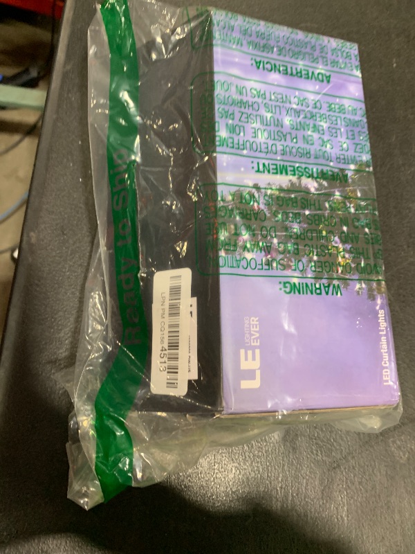 Photo 1 of Lighting EVER Curtain Lights Cool White, 306 LED Plug in Hanging Fairy String Light for Bedroom Wall, Indoor Outdoor Backdrop Lighting for Wedding Party Patio (10x10ft, 18 Strings 6.9" Apart)