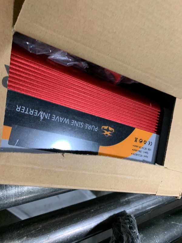 Photo 1 of 1000W Pure Sine Wave Inverter, 12V/24V Auto-Detect, 50Hz/60Hz Switchable, LCD Display, Type-C Fast Charging, Silent Design, Overload & Overheat Protection for RV, Home