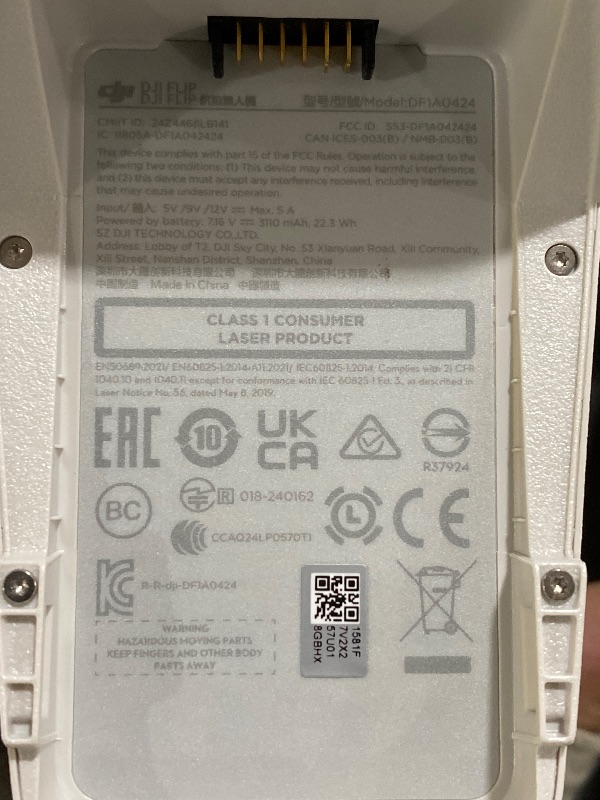 Photo 1 of **SOLD FOR PARTS, SEE NOTES** DJI Flip Fly More Combo With RC 2 Screen Remote Controller, Drone With 4K UHD Camera for Adults, Palm Takeoff, Auto Return, Intelligent Flight, 3 Batteries for 93-Min Flight Time