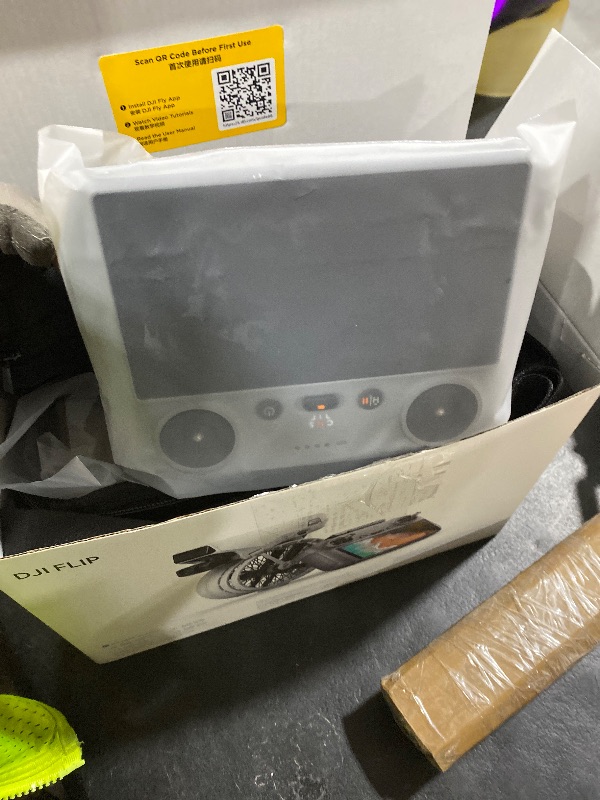 Photo 1 of **SOLD FOR PARTS, SEE NOTES** DJI Flip Fly More Combo With RC 2 Screen Remote Controller, Drone With 4K UHD Camera for Adults, Palm Takeoff, Auto Return, Intelligent Flight, 3 Batteries for 93-Min Flight Time