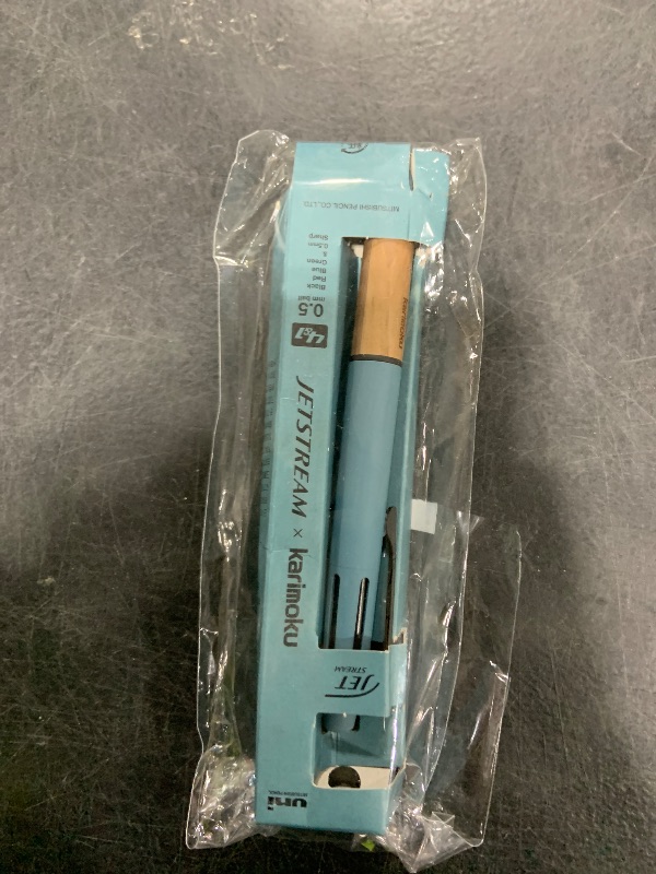 Photo 1 of ???? Mitsubishi Pencil MSXE5KF05.71 Multifunction Pen Jet Stream Karimoku 4&1 0.5 Steel Blue