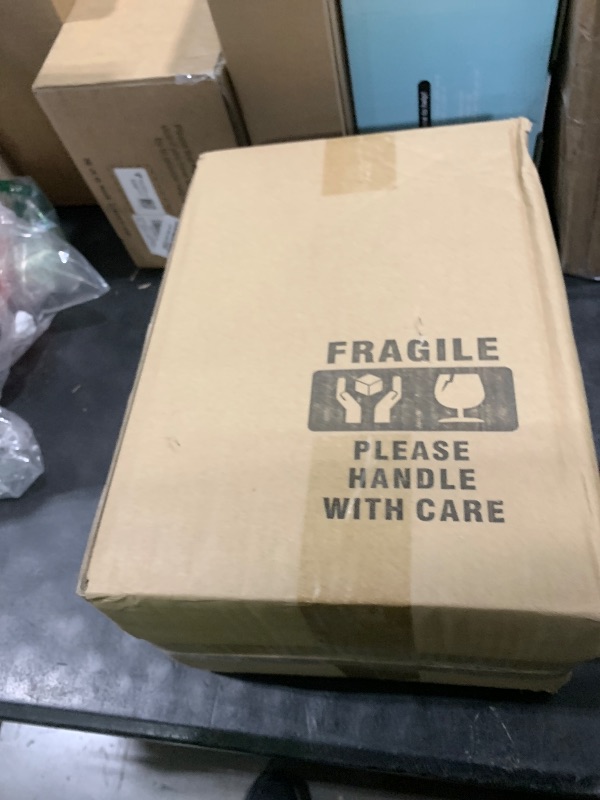 Photo 1 of 1 Gallon Square Glass Pitcher with Lid and Spout, Borosilicate Glass Carafe for Hot/Cold Drink, Water Pitchers with Handle for Fridge, Extra Large Jug for Iced Tea, Coffee, Juice, Beverage