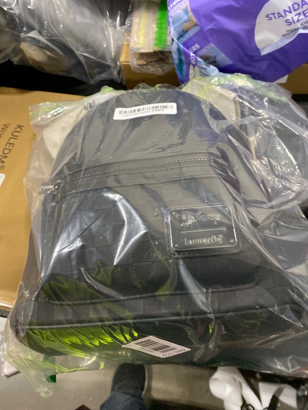 Photo 1 of Loungefly Mickey Mouse Checkered Texture Mini Backpack