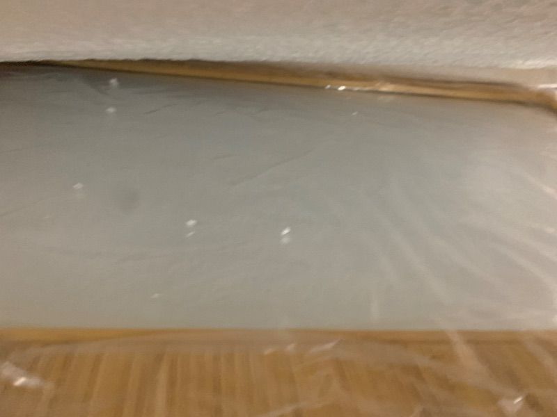 Photo 1 of Fllamo Rattan Bathroom Mirror Wall Mounted Bathroom Mirror for Rustic Farmhouse Style Wicker Rattan Frame,Boho Mirror for Bathroom Bedroom Entryway Living Room Decor