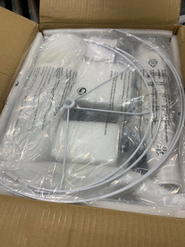 Photo 1 of NITEBEE Standing Lamp, Living Room Lamp with Remote, Dimmable Floor Lamp with APP Control, 3 Color Temperatures, Stepless dimming, Farmhouse Floor Lamps for Bedroom, 2 Bulbs(Included)