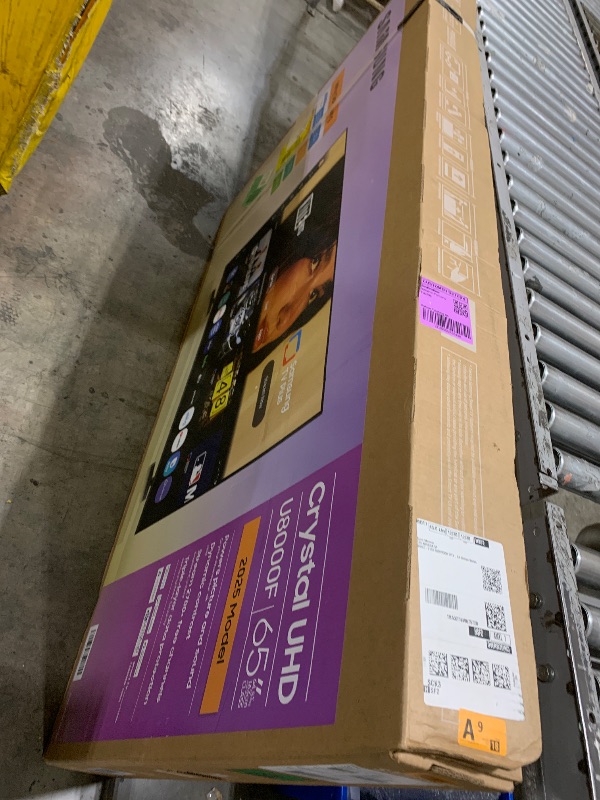 Photo 1 of Samsung 65-Inch Class Crystal UHD U8000F 4K Smart TV (2025 Model) Endless Free Content, Crystal Processor 4K, MetalStream Design, Knox Security, Alexa Built-in