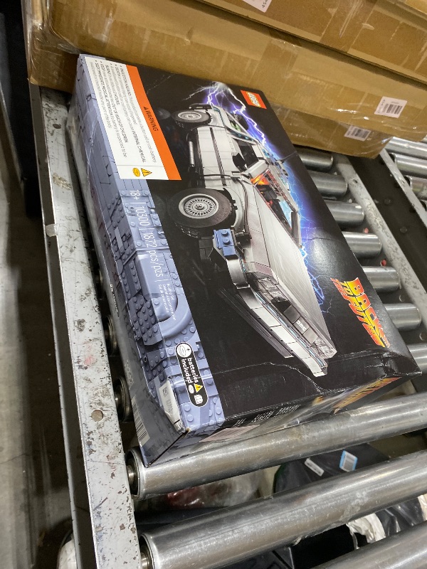 Photo 1 of LEGO Icons Back to The Future Time Machine 10300, Model Car Building Kit Based on The Delorean from The Iconic Movie, Perfect Build for Teens and Adults Who Love to Create