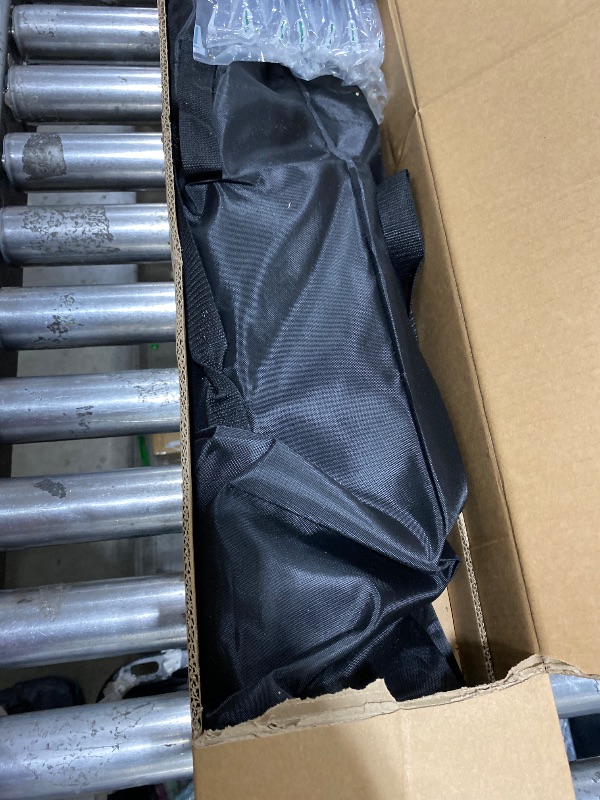 Photo 1 of 100 Inch Indoor and Outdoor Projector Screen with Stand for Movies or Presentations - HD Premium 16:9 Folding Free Tripod Screen with Carry Bag and Straps