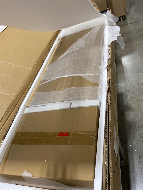 Photo 1 of *DAMAGE, SOLD FOR PARTS** Hootata Oak Tall Shoe Storage Cabinet for Entryway with 3 Flip Drawers, Fluted Slim Shoe Cabinet, Free Standing Wooden Shoes Organizer for Foyer, Hallway