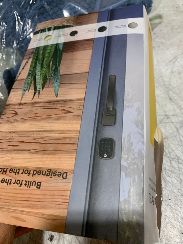 Photo 1 of Yale Assure SL Deadbolt Smart Lock, Black Suede Keyless Entry Door Lock with Wi-Fi Connected Touchscreen for Front or Back Door, ?YRD256-CBA-BSP