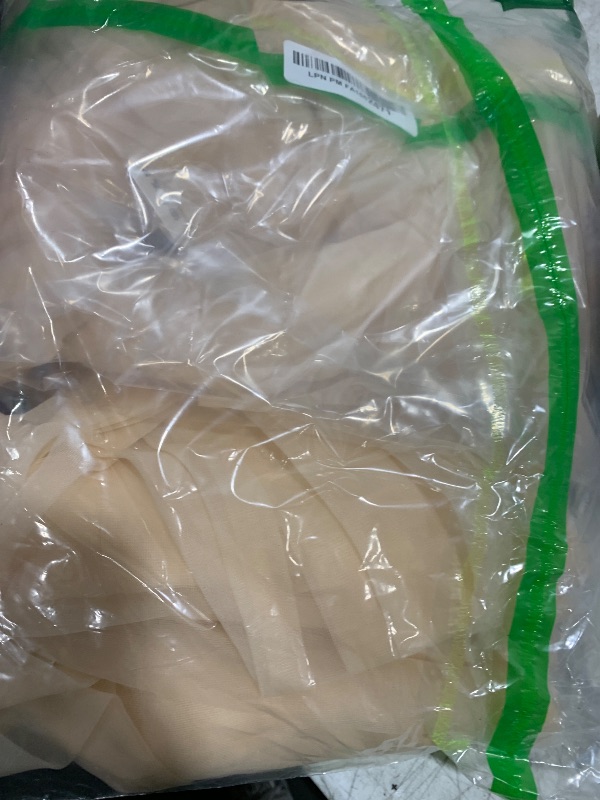 Photo 1 of 10x10 Champagne Tulle Backdrop Curtains for Parties, Sheer Backdrop Curtain Wedding Photo Background Drapes for Baby Shower Photography Birthday Party