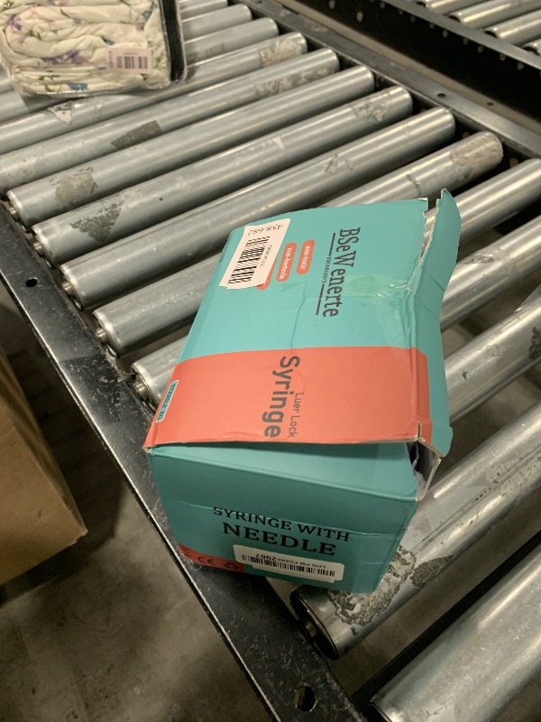 Photo 1 of 100 Pack 3ml/cc Disposable Luer Lock Lab Syringes with 23Ga 1.5 Inch Needle , Individually Sealed Packed