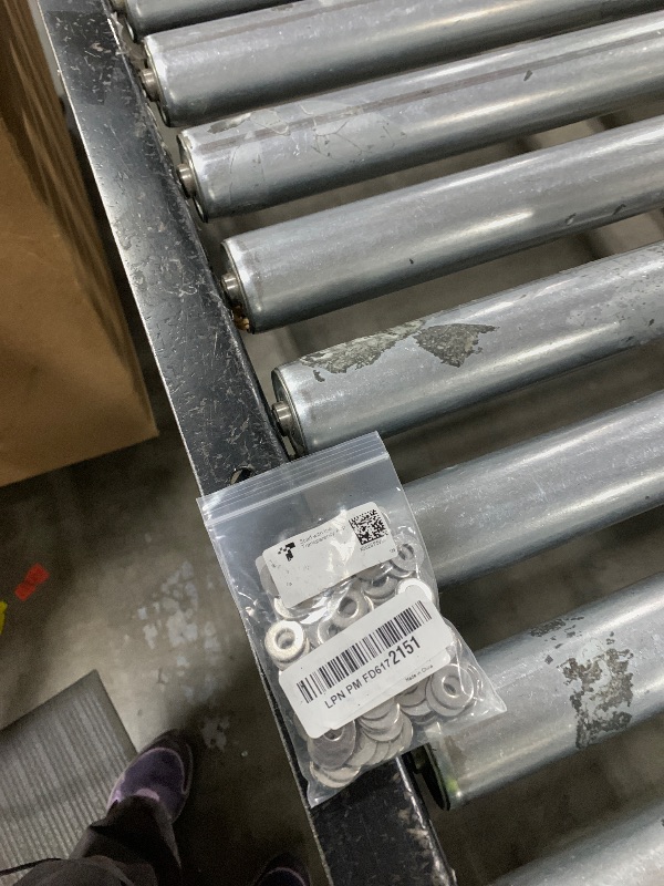 Photo 1 of 1/4" Stainless Flat Washer, 5/8" Outside Diameter, 18-8(304) Stainless Steel Washers Flat (100 Pack)