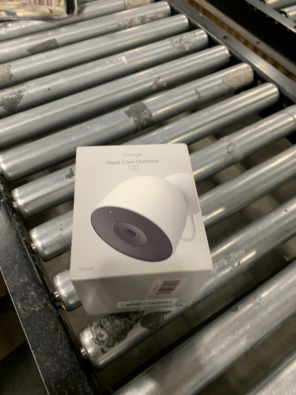 Photo 1 of Google Nest Cam Outdoor (Wired, 2nd Gen) - Security Camera with 2K Video and Gemini, Night Vision, 2-Way Audio - Works with Google Home - 2025 Model - Snow