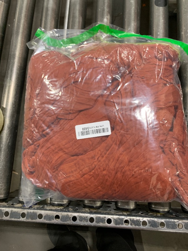 Photo 1 of 12 Pack Cheesecloth Table Runner, Runner Gauze Boho Wedding Decor Romantic Table Runner for Wedding Birthday Party(35" x 118") (Terracotta)