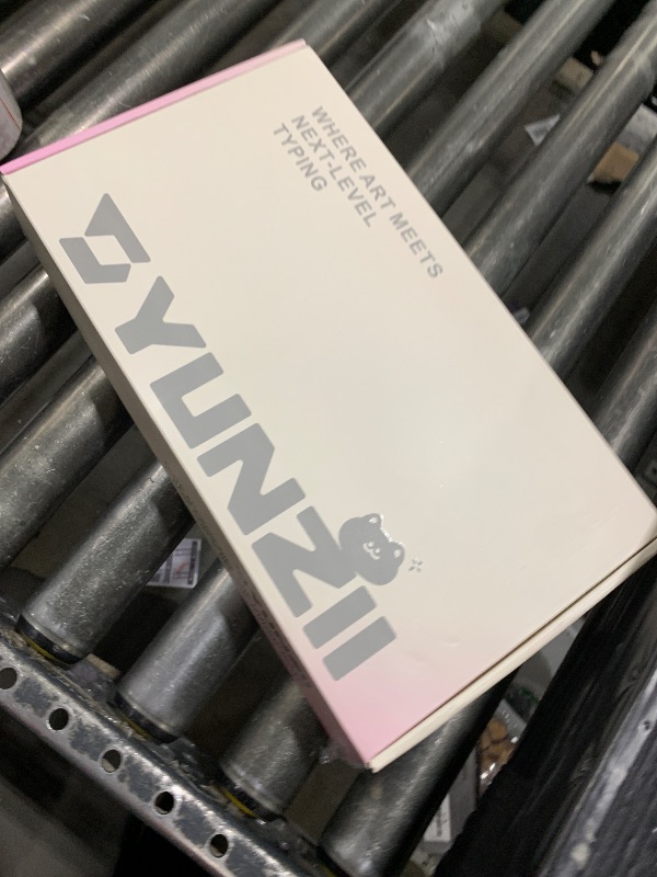 Photo 3 of YUNZII C75 Wireless Mechanical Keyboard,75% Layout, Hot-Swappable NKRO,BT5.0/2.4G/USB-C Mode,Dye-Sub PBT MOA Keycaps,RGB Gasket Mount,Cute Cake Design for Mac/Win/Gaming (Pink, Milk V2 Switch)