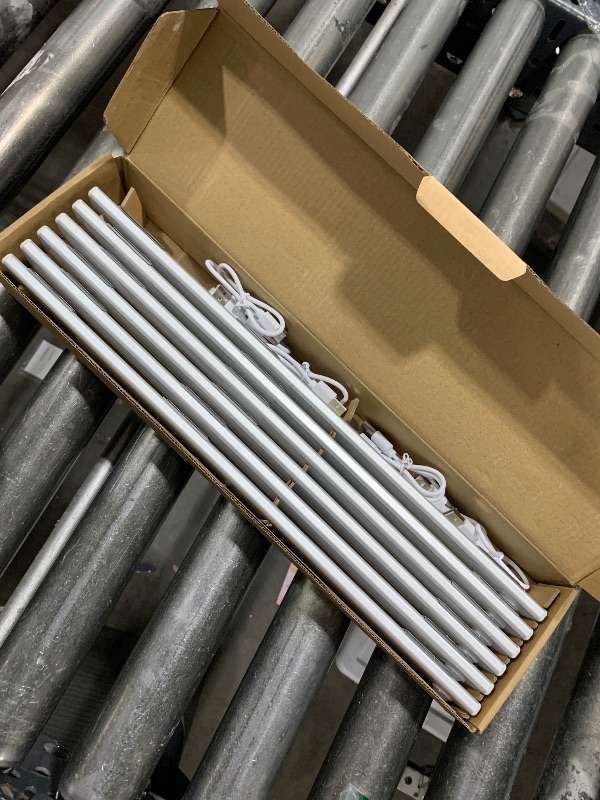 Photo 1 of **2** Pack Under Cabinet Lighting Wireless, 68 LED Rechargeable Battery Motion Sensor Light Indoor, Stick On Magnetic Closet Lights, Under Counter Lights for Kitchen, Stairs, White 16 in