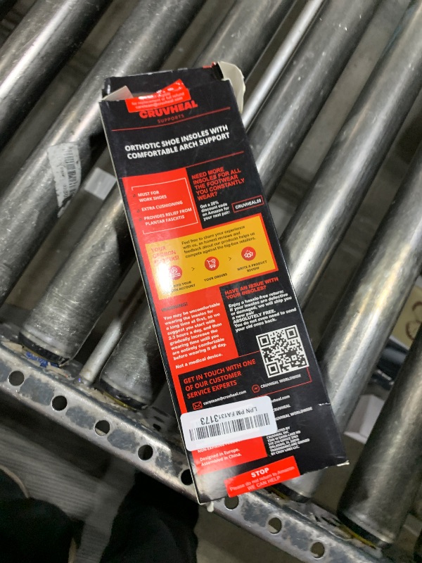 Photo 1 of (New) Work Orthotic Insoles - Anti Fatigue Medium Arch Support Shoe Insert Men Women - Plantar Fasciitis Flat Feet - Relieve Foot Pain - Work Boot Insoles Standing All Day (M, Blue)