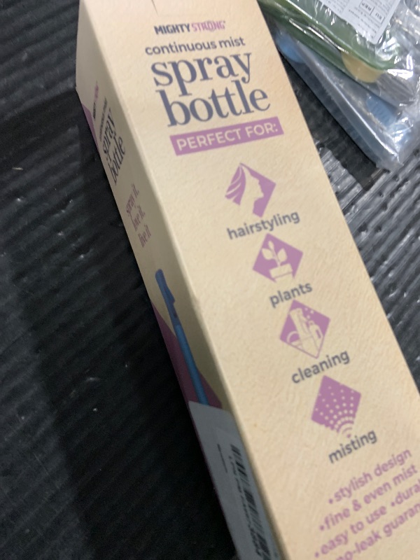 Photo 1 of 10 OZ Continuous Spray Bottles - Ultra Fine Mist Sprayer | Water Spray Bottle For Hair Stuff, Mister Spray Bottle For Plants Mister | Hair Spray Bottles For Hairstyling, Cleaning, Salons