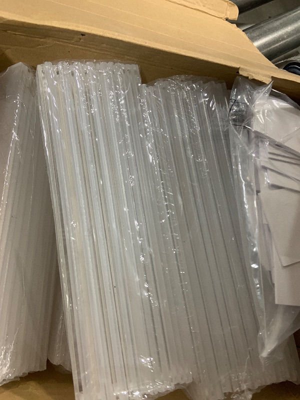 Photo 1 of 100 Sets 2 x 8 Inch Acrylic Wall Name Plate Holder Clear Plastic Sign Holder Frame with Adhesive Tape Horizontal Name Plates for Door Office Nameplate Display Trays Office Home Classroom favors