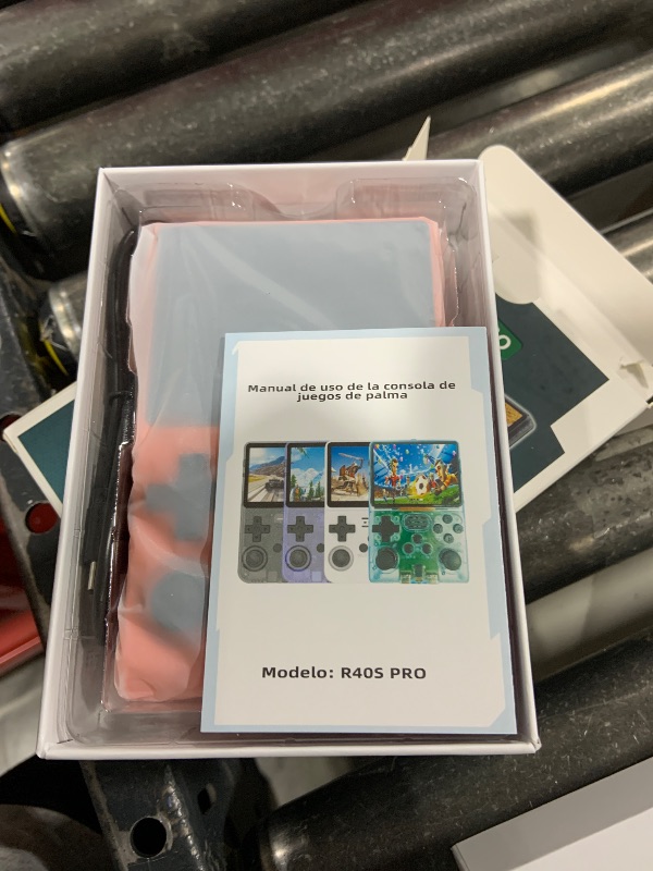 Photo 1 of ?30000 in 1? R40S Pro Retro Handheld Game Console, 3.5 inch IPS Screen, More Than 20 Emulator, 256G TF Card (Orange)