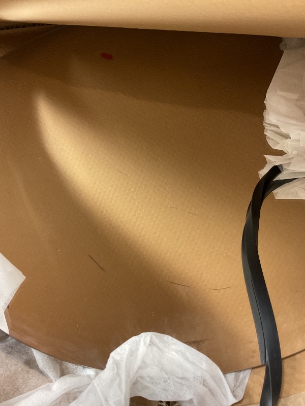 Photo 5 of Arcus Home Round Mirror - 30 Inch Beveled Frameless Circle Mirror for Bathroom, Bedroom, Living Room, Vanity, Entryway