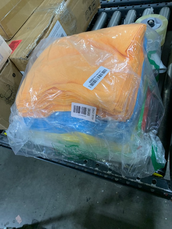 Photo 1 of  Microfiber Cleaning Cloth Lint Free, Absorbent, Streak Free, Non-Abrasive, Reusable and Washable?Cleaning Towels with 5 Color Assorted,11.5"X11.5"