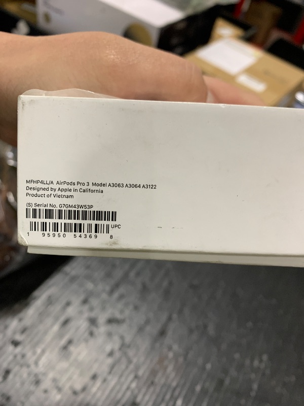 Photo 1 of Apple AirPods Pro 3 Wireless Earbuds, Active Noise Cancellation, Live Translation, Heart Rate Sensing, Hearing Aid Feature, Bluetooth Headphones, Spatial Audio, High-Fidelity Sound, USB-C Charging