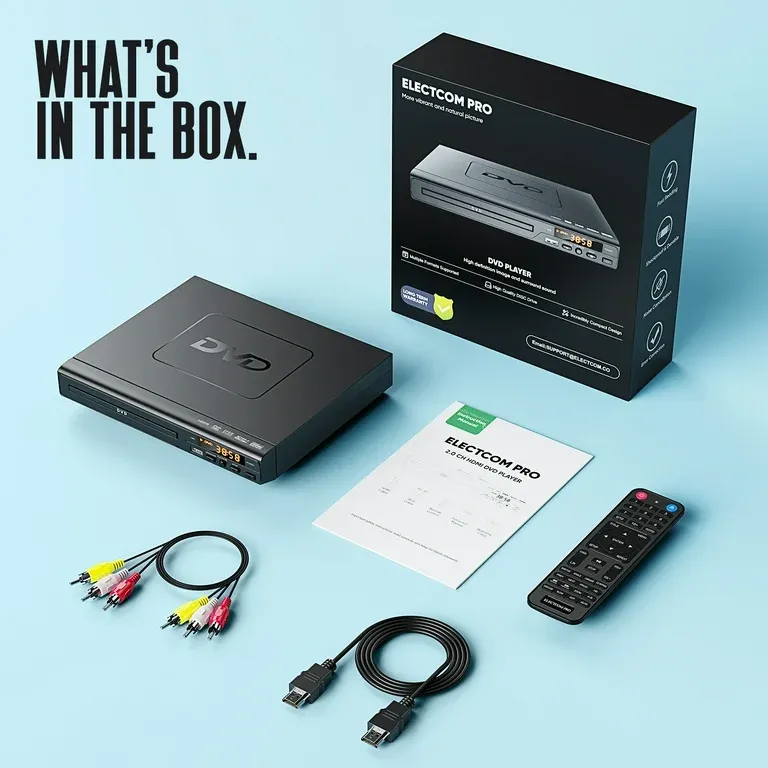 Photo 1 of 

ELECTCOM PRO
ELECTCOM PRO 1080p Progressive Scan DVD Player with HDMI & RCA Cable