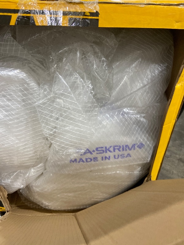 Photo 1 of (READ COMMENTS AND SCROLL THROUGH EACH PHOTO)Farm Plastic Supply - Dura Skrim String Reinforced Clear Plastic Sheeting - 6 Mil - (20' x 100') - Reinforced Poly Film Tear Resistant, Weatherproof, Vapor Barrier Polyethylene Roll for Construction