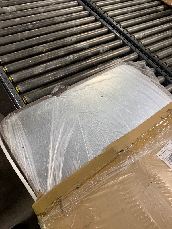 Photo 1 of 30" W x 36" H Contemporary Rectangular Metal Framed Bathroom Wall Mirror Bronze