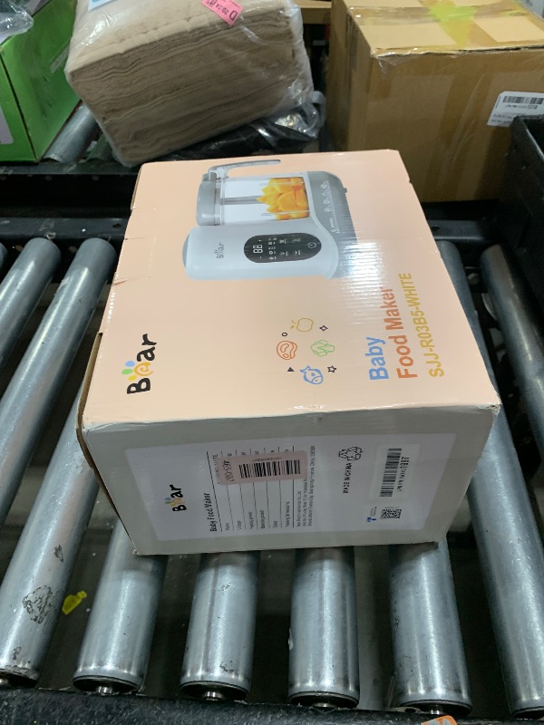 Photo 1 of BEAR 2024 Baby Food Maker | One Step Baby Food Processor Steamer Puree Blender | Auto Cooking & Grinding | Baby Food Puree Maker with Self Cleans | Touch Screen Control, White