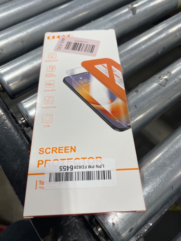 Photo 1 of [1-Second Auto-Install] QHOHQ 3 Pack Privacy Screen Protector for iPhone 17 Pro [6.3 Inch] + 1 Set Camera Lens Protector, 25° Anti Spy Tempered Glass, [12FT Military Grade Shatterproof], Case Friendly